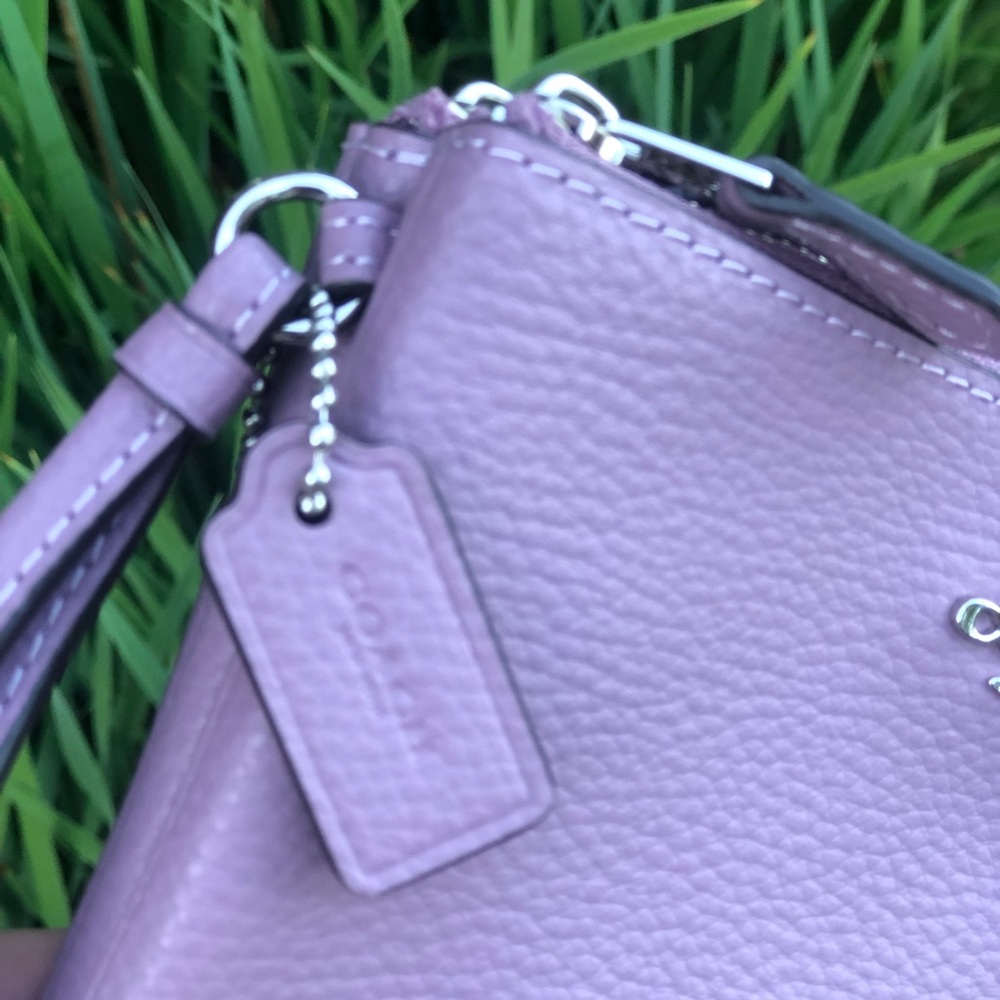 Coach double zip wristlet - Picture 4 of 8